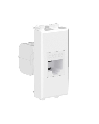 Розетка RJ-45 Avanti 1 модуль белое облако (4400661): Розетка компьютерная, без шторки модульная, кат.5е в Ельце