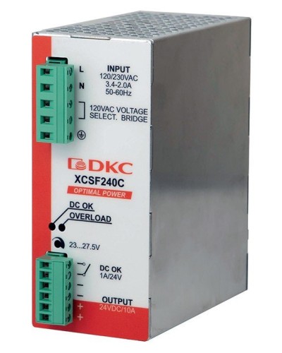 Источник питания однофазный, 240Вт, 5А, 48В (XCSF240DP). Источник питания OPTIMAL POWER однофазный, с ORing диодом. ДКС в Ельце