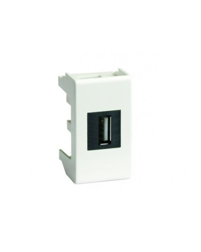 Розетка USB 2.0 Brava 1 модуль слоновая кость (75200S): Розетка USB в Ельце