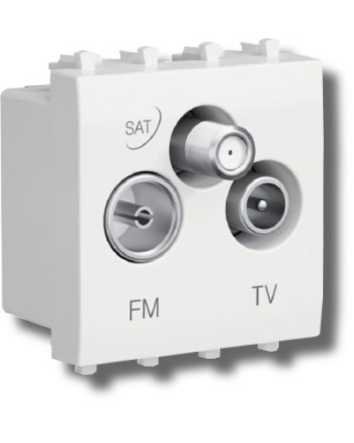 Розетка TV-FM-SAT Avanti 1 модуль ванильная дымка (4405532): Розетка TV-FM-SAT в Ельце