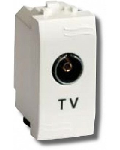 Розетка TV Brava универсальная 1 модуль слоновая кость (75721S): Розетка TV в Ельце