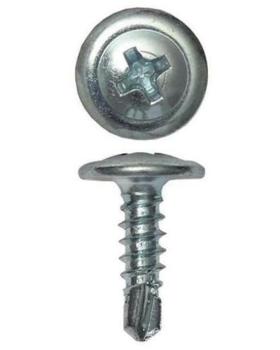 Саморез с пресс-шайбой 4.2х16 со сверлом (200 шт) (CM274016). Саморез с пресс-шайбой. ДКС в Ельце