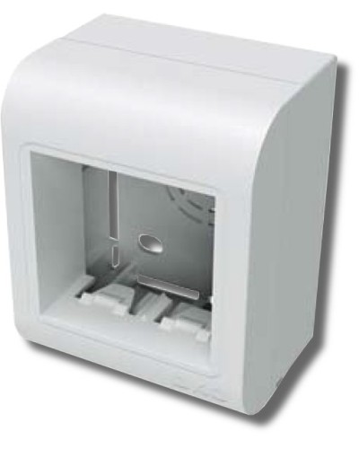 Коробка монтажная PDM под 2 модуля 45х45 мм (10013): Коробка монтажная в Ельце