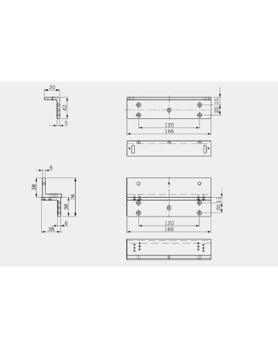 L+Z кронштейн для EMC 1200 ALH. L+Z кронштейн для EMC 1200 ALH. dormakaba в Ельце