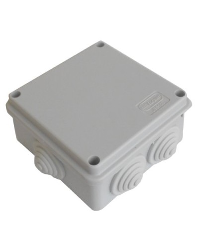 Коробка JBS100 100х100х55, 6 вых., 5P (0,15...2,5мм²) серая (43057HF-GR). Коробка монтажная, огнестойкая, без галогена. Экопласт в Ельце