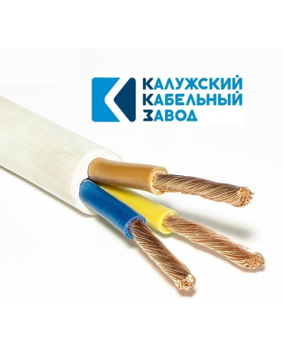 ПВС 3х10,0 белый ГОСТ ККЗ. Провод со скрученными жилами. ККЗ (Калужский Кабельный Завод) в Ельце