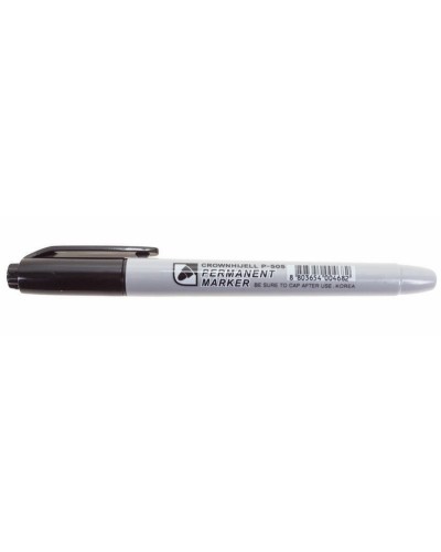 Маркер перманентный Crown «Multi Marker Slim» 2 мм, черный, пулевидный (08-8201): Ручка для маркировки в Ельце