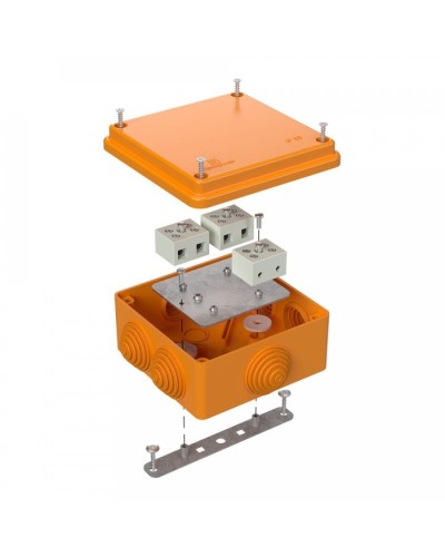 Коробка огнестойкая 100х100х50 (40-0300-FR6.0-6). Коробка огнестойкая для открытой установки. Промрукав в Ельце